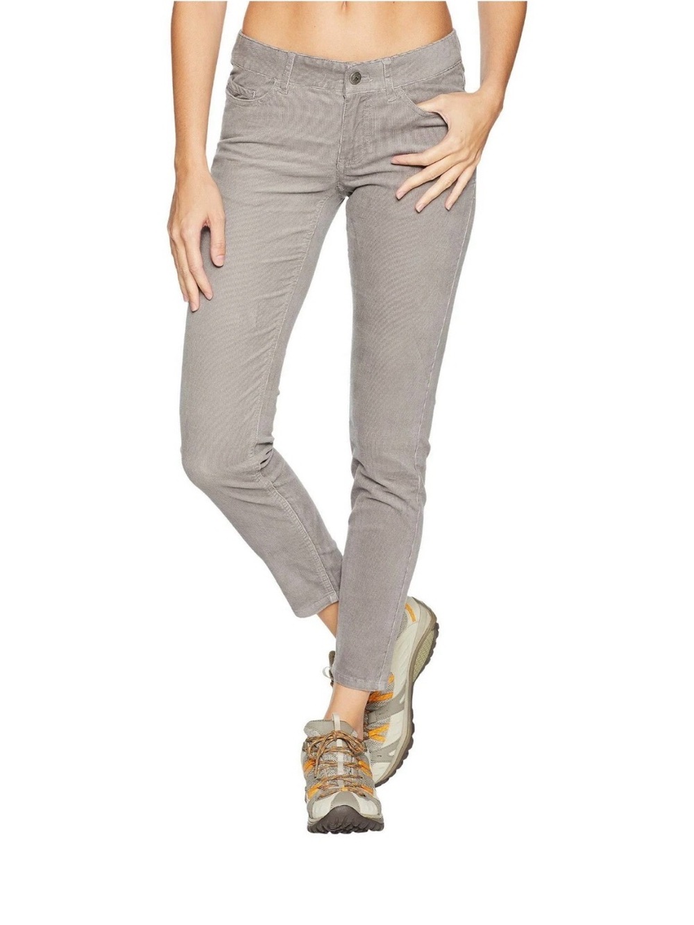NWT Mountain Khakis Women's Canyon Cord Skinny Pants Slim Fit in Lunar, Size 4P